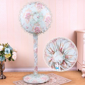 dia45cm podni stalak set navlaka za električni ventilator čipkana cvjetna navlaka otporna na prašinu za uređenje doma s električnim ventilatorom