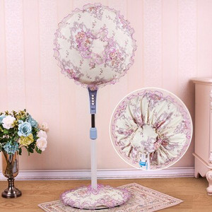 dia45cm podni stalak set navlaka za električni ventilator čipkana cvjetna navlaka otporna na prašinu za uređenje doma s električnim ventilatorom