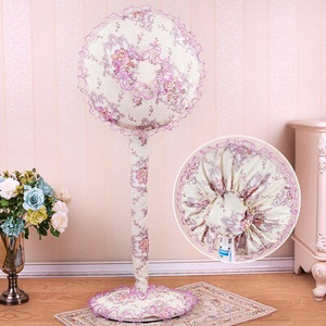 dia45cm podni stalak set navlaka za električni ventilator čipkana cvjetna navlaka otporna na prašinu za uređenje doma s električnim ventilatorom
