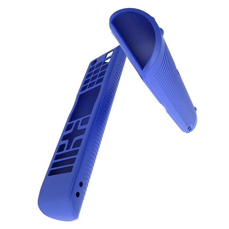 2x silikónové puzdro, ochranný kryt diaľkového ovládača pre televízor Samsung BN59 AA59, diaľkový ovládač, svietiaci zelený a modrý