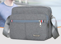 Jauna modeļa vīriešu audekla soma ar vairākiem nodalījumiem