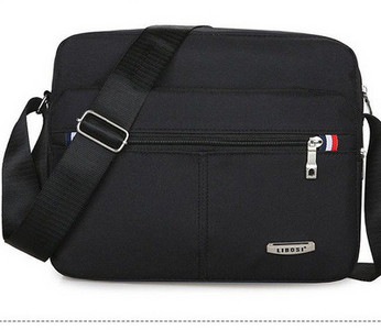 Jauna modeļa vīriešu audekla soma ar vairākiem nodalījumiem