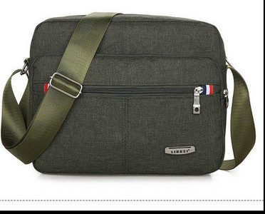 Jauna modeļa vīriešu audekla soma ar vairākiem nodalījumiem