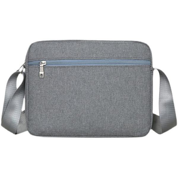 Jauna modeļa vīriešu audekla soma ar vairākiem nodalījumiem