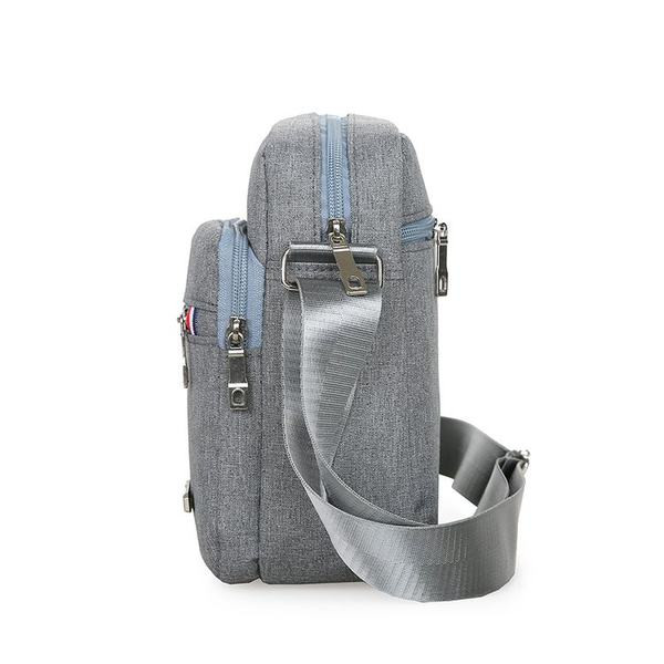 Jauna modeļa vīriešu audekla soma ar vairākiem nodalījumiem