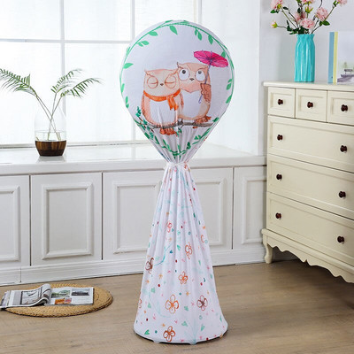 Kryt elektrického ventilátora, kryt proti prachu pre domácnosť, trojrozmerný podlahový ventilátor, ochranný kryt, okrúhly, všestranný podlahový kryt