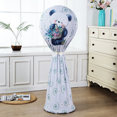 Kryt elektrického ventilátora, kryt proti prachu pre domácnosť, trojrozmerný podlahový ventilátor, ochranný kryt, okrúhly, všestranný podlahový kryt