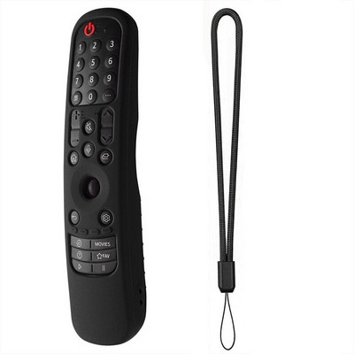 Kaugjuhtimispuldi ümbris LG MR21GA/MR21GC OLED nutiteleri jaoks, asenduskate silikoonist põrutuskindel ümbrispael