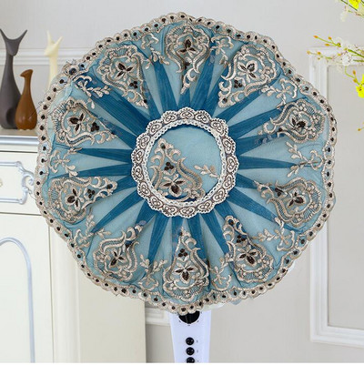 Visokokvalitetna vezena čipka Zaštitni krug ventilatora Poklopac za prašinu Za zaštitu kućanstva Kapa otporan na prašinu Poklopac ventilatora Round Home HK075