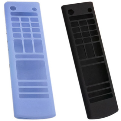2 tk silikoonümbris LG nutiteleri kaugjuhtimispuldi jaoks AKB75095307 põrutuskindel hoidiku kate, must ja helendav sinine