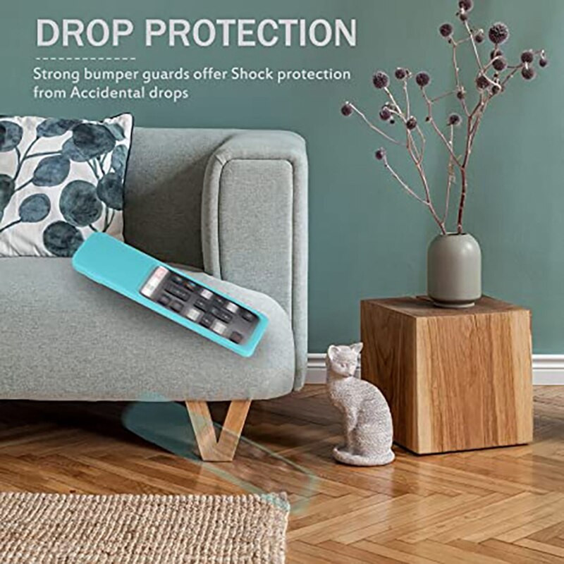 Silikónový ochranný kryt pre diaľkové ovládanie Smart TV TCL RC802V 49P30FS 65P8S 55C715, nárazuvzdorný, umývateľný