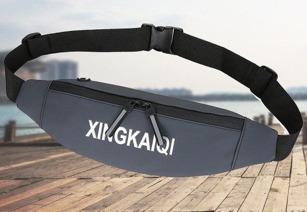 Pánska textilná taška s nápisom