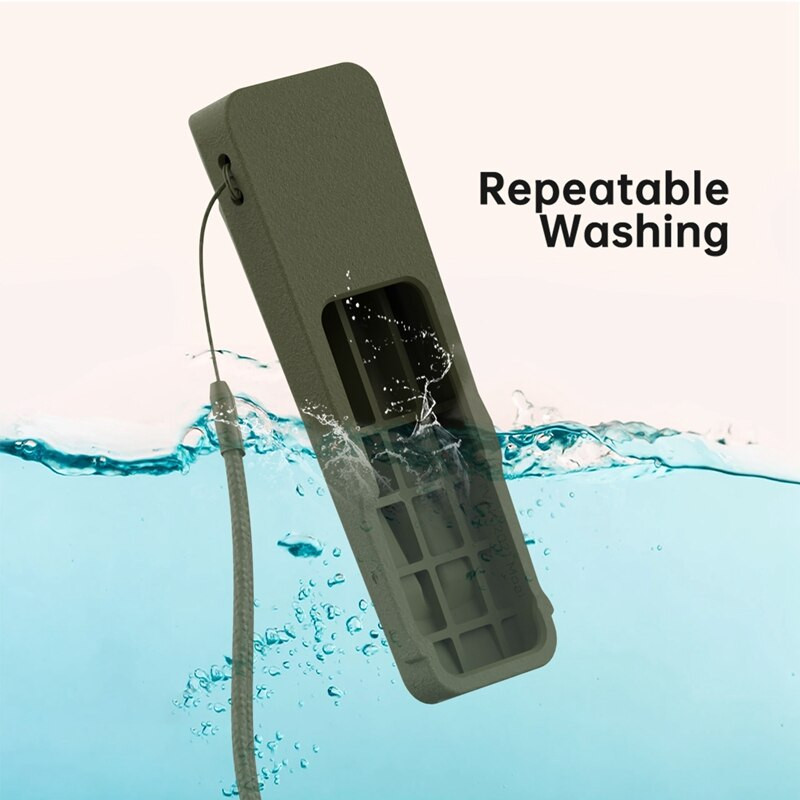 Puzdro SIKAI pre Apple TV 6. generácie 2021, ochranný kryt diaľkového ovládača TV, kompatibilný s Airtag, ochrana proti pádu