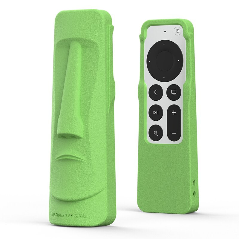 Puzdro SIKAI pre Apple TV 6. generácie 2021, ochranný kryt diaľkového ovládača TV, kompatibilný s Airtag, ochrana proti pádu