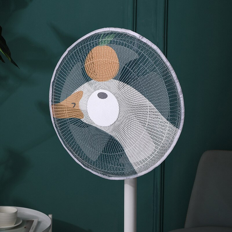 Ochranný kryt na elektrický ventilátor s kreslenými postavičkami, detský ochranný kryt proti zovretiu ventilátora, detský ochranný sieťový kryt proti rušeniu