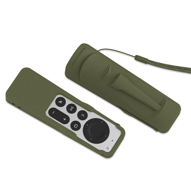 Puzdro SIKAI pre Apple TV 6. generácie 2021, ochranný kryt diaľkového ovládača TV, kompatibilný s Airtag, ochrana proti pádu