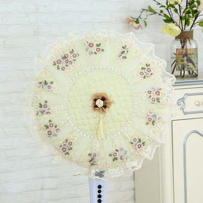 Módny európsky štýl elektrických ventilátorov, ochranné kryty proti prachu, kryt pre stojan na ventilátor