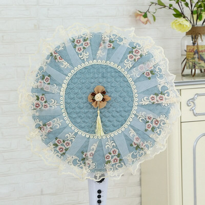 Módny európsky štýl elektrických ventilátorov, ochranné kryty proti prachu, kryt pre stojan na ventilátor