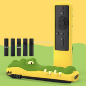 Silikónové puzdro odolné proti nárazom, odolné proti pádu, kompatibilné s diaľkovým ovládačom Mi Box, nárazuvzdorné, protišmykové mäkké puzdro