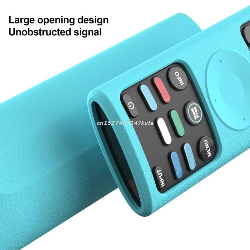Silikónové ochranné puzdro na diaľkový ovládač odolné voči pádu kompatibilné s VIZIO-XRT140, nárazuvzdorné protišmykové mäkké puzdro