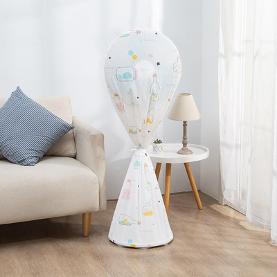 PEVA Vodotesný a prachotesný kryt na elektrický ventilátor, ochranný kryt pre domácnosť, vertikálny ventilátor