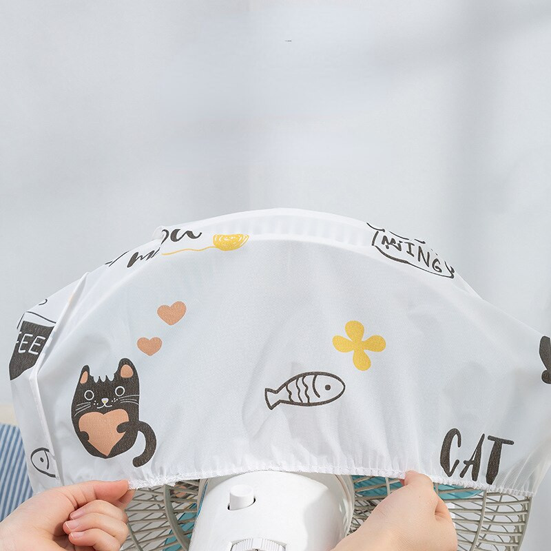 PEVA Vodotesný a prachotesný kryt na elektrický ventilátor, ochranný kryt pre domácnosť, vertikálny ventilátor