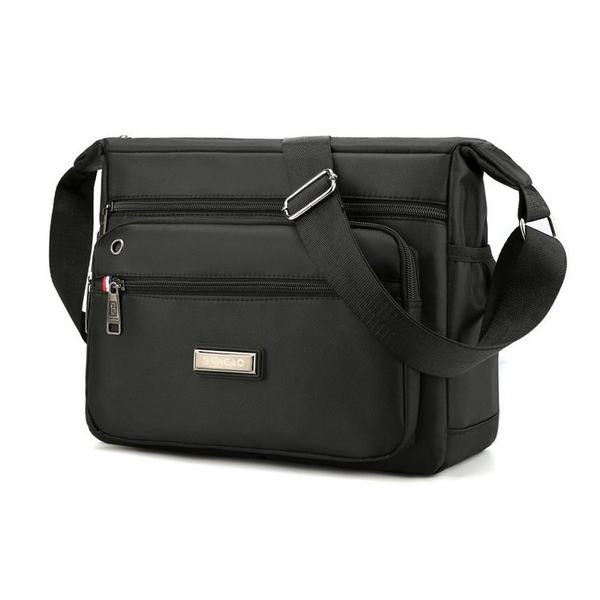 Textilná pánska taška s vonkajším vreckom