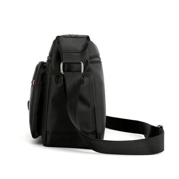 Textilná pánska taška s vonkajším vreckom