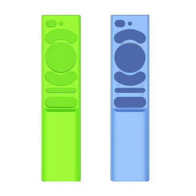 Ochranné puzdro s 2 ks pre diaľkový ovládač televízora Samsung série BN59-01357, protišmykový nárazuvzdorný silikónový kryt diaľkového ovládača