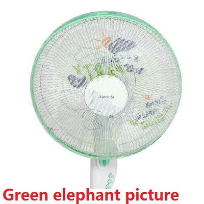 Štitnik za poklopac električnog ventilatora Crtani ispis Auti-štipajući okrugli poklopac za prašinu, poklopac otporan na vlagu za postolje, periva sigurnosna zaštita