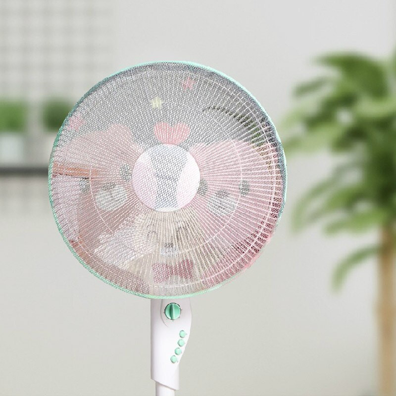 Štitnik za poklopac električnog ventilatora Crtani ispis Auti-štipajući okrugli poklopac za prašinu, poklopac otporan na vlagu za postolje, periva sigurnosna zaštita