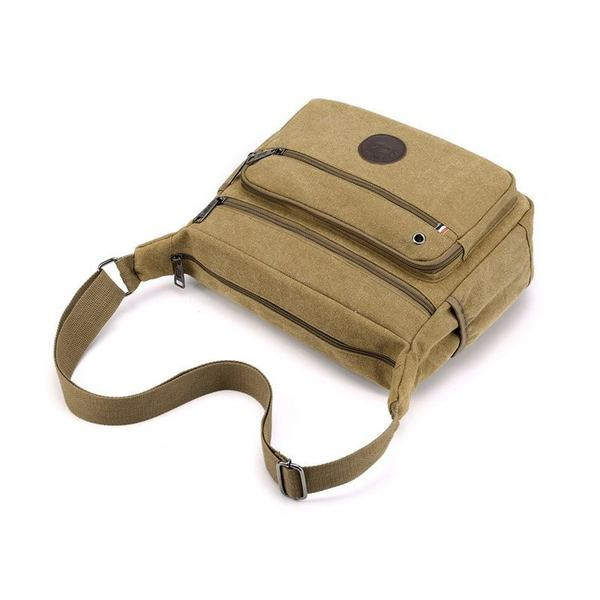 Muška platnena torba preko ramena