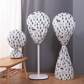 Kryt na elektrický ventilátor z bavlny a ľanu v severskej farbe, univerzálny, stojaci, vertikálny, odolný voči prachu