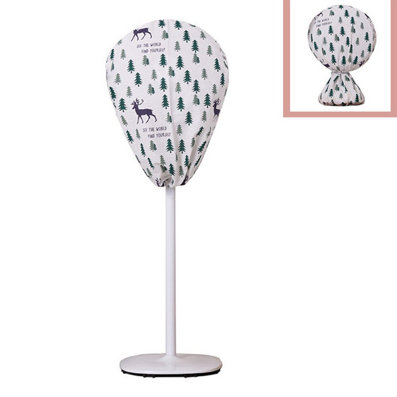 Kryt na elektrický ventilátor z bavlny a ľanu v severskej farbe, univerzálny, stojaci, vertikálny, odolný voči prachu