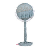 Stojan na elektrický ventilátor s priemerom 45-50 cm, sada dekoratívnych čipkovaných prachotesných krytov na elektrický ventilátor