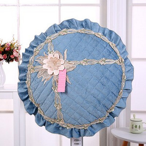 Stojan na elektrický ventilátor s priemerom 45-50 cm, sada dekoratívnych čipkovaných prachotesných krytov na elektrický ventilátor