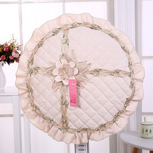 Stojan na elektrický ventilátor s priemerom 45-50 cm, sada dekoratívnych čipkovaných prachotesných krytov na elektrický ventilátor