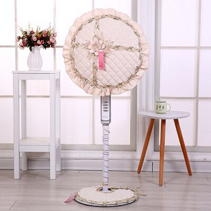 Stojan na elektrický ventilátor s priemerom 45-50 cm, sada dekoratívnych čipkovaných prachotesných krytov na elektrický ventilátor