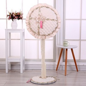 Stojan na elektrický ventilátor s priemerom 45-50 cm, sada dekoratívnych čipkovaných prachotesných krytov na elektrický ventilátor