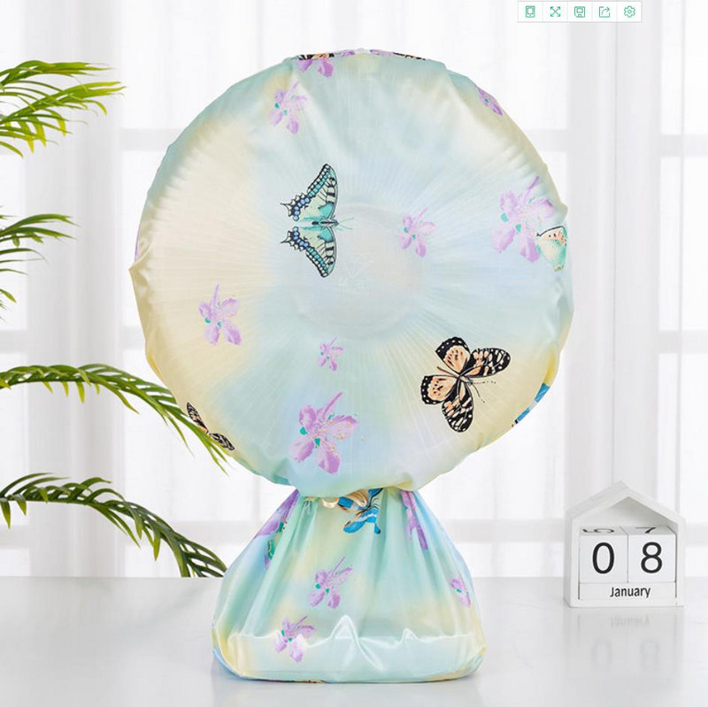 Madingi elektriniai ventiliatorių dangteliai Praktiški namų apyvokos daiktai Ventiliatoriaus apsauginis dangtelis, atsparus dulkėms, neleidžia vaikams liesti laikymo maišelio