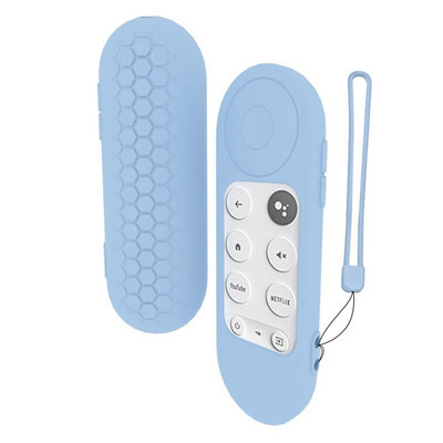 Silikónové puzdro odolné voči poškriabaniu, ochranný kryt pre diaľkový ovládač Google Chromecast TV 2020