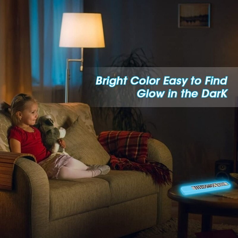 Pachet de 2 huse din silicon pentru Sony RMF-TX600U RMF-TX500U Husă de protecție anti-alunecare pentru telecomandă (Glow Blue Glow Green)