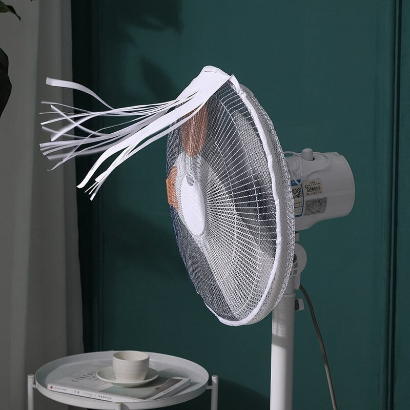 Roztomilý potlačený elektrický stojan na ventilátor, sieťový kryt na prsty pre deti, bezpečnostná sieťovina, priehľadný kryt mini ventilátora pre deti...