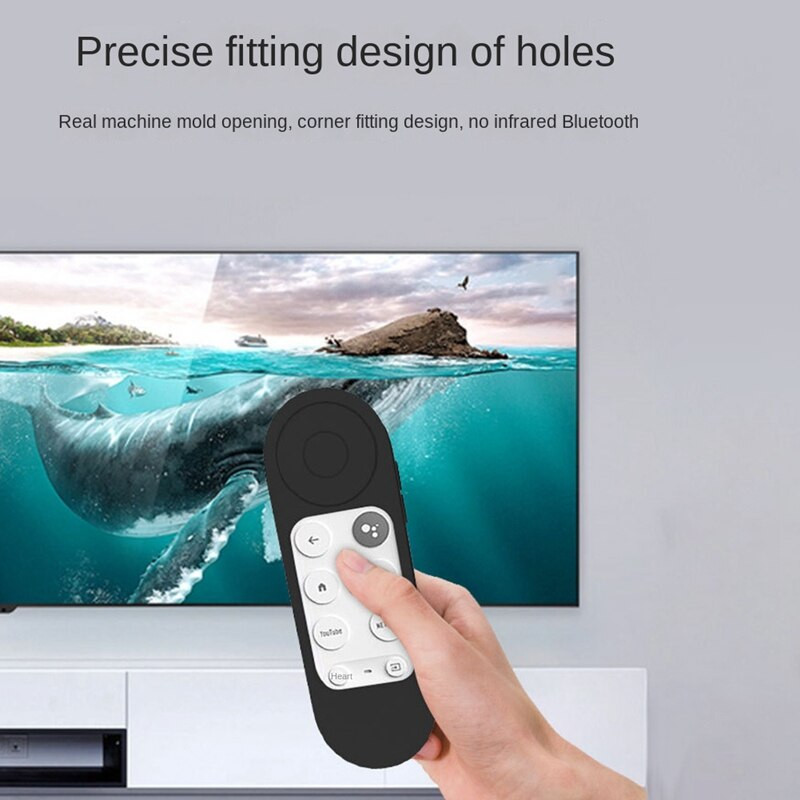 Silikónové puzdro odolné voči poškriabaniu, ochranný kryt pre diaľkový ovládač Google Chromecast TV 2020