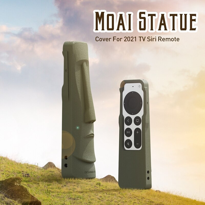 Puzdro SIKAI pre Apple TV 6. generácie 2021, ochranný kryt diaľkového ovládača TV, kompatibilný s Airtag, ochrana proti pádu