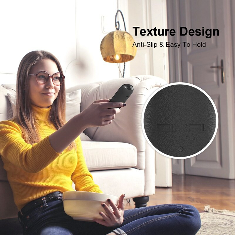 Ochranný kryt diaľkového ovládača SIKAI CASE pre diaľkový ovládač televízora ROKU U8, špeciálny silikónový kryt odolný voči pádu