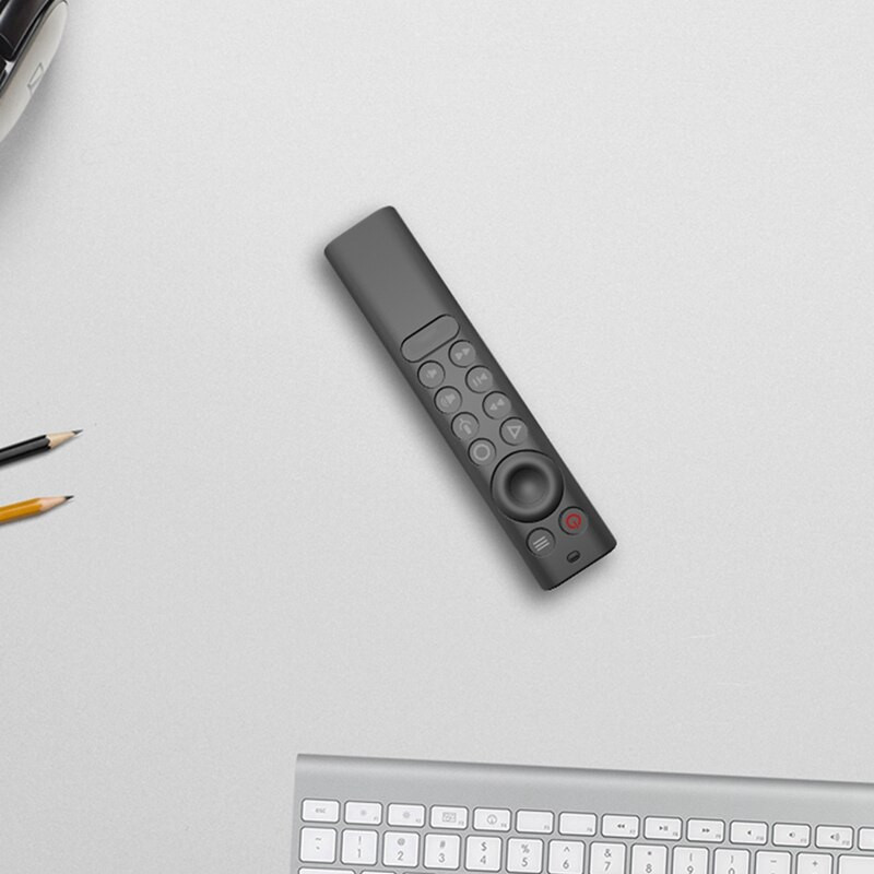 2X namų televizoriaus nuotolinio valdymo pulto dulkėms atsparus silikoninis dėklas, skirtas Nvidiashield TV Pro / 4K HDR nuotolinio valdymo pultelis, šviečiantis žaliai ir juodai