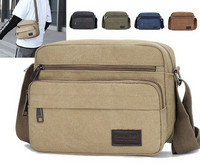 Pánska textilná taška na voľný čas s dlhou nastaviteľnou rukoväťou