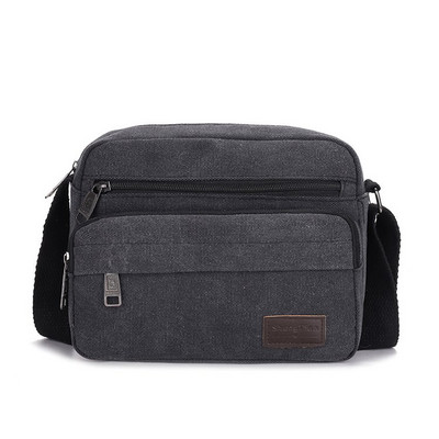 Pánska textilná taška na voľný čas s dlhou nastaviteľnou rukoväťou