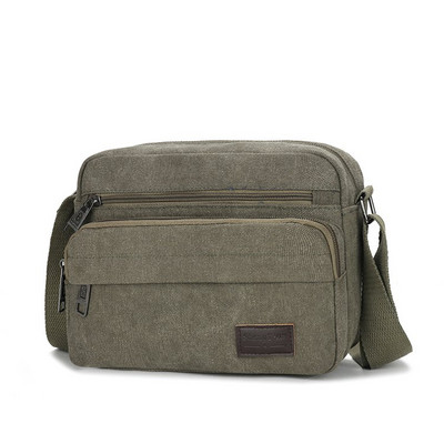 Pánska textilná taška na voľný čas s dlhou nastaviteľnou rukoväťou